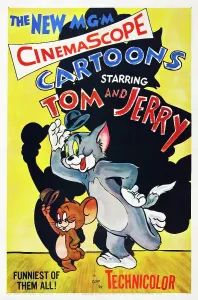 Animation Prints: TOM AND JERRY, from left: Jerry the Mouse, Tom the cat, 1955