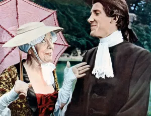 Edith Prints: TOM JONES, from left: Edith Evans, David Warner, 1963