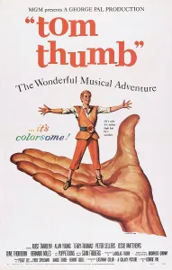 Hold In Hand Prints: TOM THUMB, poster art, Russ Tamblyn, 1958