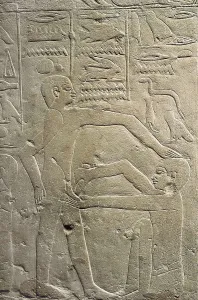 Saqqara Prints: Tomb of Ankhmahor Sesi. 2345 BC