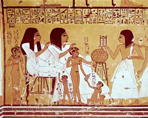 Deir El Bahari Prints: Tomb of Inherkhau. 12th c. BC. EGYPT