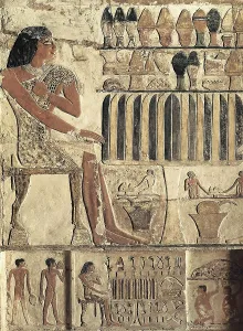 Egyptian Empire Prints: Tomb of Nefer. 24th c. BC. EGYPT