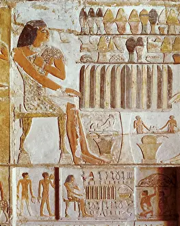 Cairo Prints: Tomb of Nefer. 24th c. BC. EGYPT