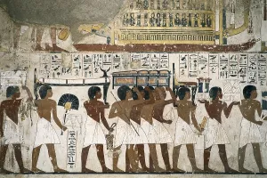 Deir El Bahri Prints: Tomb of Ramose. EGYPT. Dayr al-Bahri
