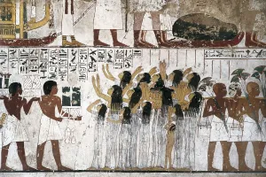 Deir El Bahri Prints: Tomb of Ramose. EGYPT. Dayr al-Bahri