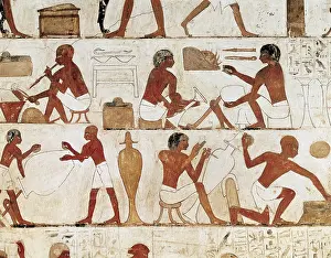 Deir El Bahri Prints: Tomb of Rekhmire. EGYPT. Dayr al-Bahri