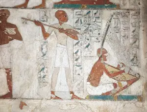 Egyptian Empire Prints: Tomb of Rekhmire. EGYPT. Dayr al-Bahri