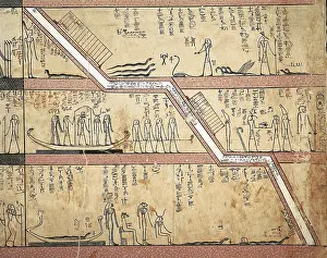 Tomb of Tuthmosis III. EGYPT. Dayr al-Bahri. Valley of the Kings. Tomb of Tuthmosis III. Scene of the fourth hour of the night