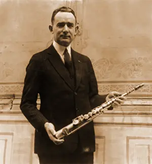 Saxophone Prints: Tomm Brown, one of the six members of the Brown Brothers claimed to have had the first all saxophone act