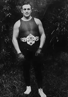 Burns Prints: Tommy Burns, is the only Canadian-born fighter to hold the World Heavyweight Boxing Champion