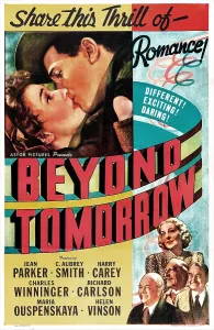 Carlson Prints: BEYOND TOMORROW, US poster, top from left: Jean Parker