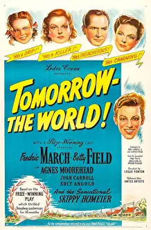 Pigtails Prints: TOMORROW-THE WORLD!, US poster