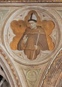 Habit Prints: Tondo with St Louis dAnjou, by Altichiero da Zevio