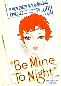 Hands Together Prints: BE MINE TONIGHT (aka TELL ME TONIGHT), midget window card, 1932