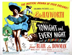 July Prints: TONIGHT AND EVERY NIGHT, Rita Hayworth, Lee Bowman, 1945