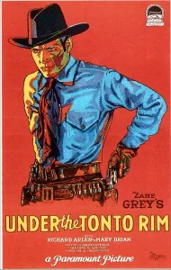 Holster Prints: UNDER THE TONTO RIM, US poster, Richard Arlen, 1928