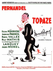 Images Dated 18th November 2013: TOPAZ, (aka TOPAZE), French poster art, 1951