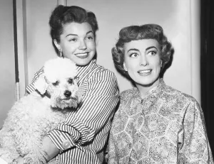 Visiting Prints: TORCH SONG, Esther Williams, holding Joan Crawford's