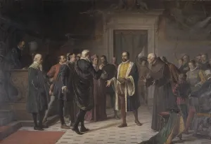Teacher Prints: Torquato Tasso visiting the Academy of Catenati