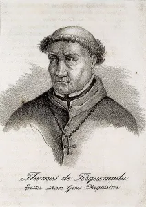 TORQUEMADA, Fray Toms de (1420-1498). Litography. AISA/Everett Collection**US SALES ONLY**