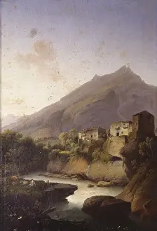 Loneliness Prints: Torrent in a valley (Torrente in una valle)