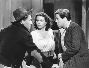 Peasant Blouse Prints: TORTILLA FLAT, from left, Spencer Tracy, Hedy Lamarr, John Garfield, 1942
