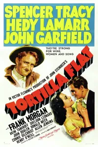 1942 Movies Prints: TORTILLA FLAT, US poster art, from left: Spencer Tracy, Hedy Lamarr, John Garfield, 1942