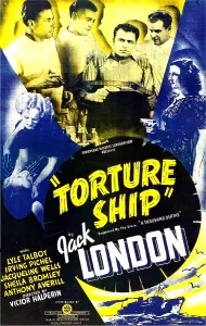 Sheila Prints: TORTURE SHIP, US poster, middle far left: Sheila Bromley