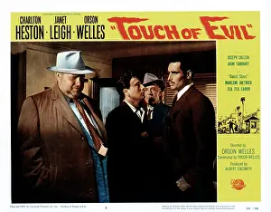 Orson Prints: TOUCH OF EVIL, Orson Welles, Victor Milan, Joseph Calleia, Charlton Heston, 1958