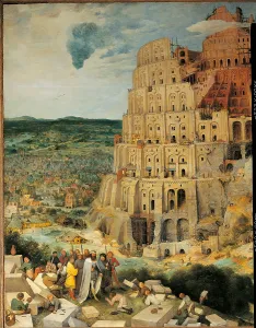 Medium Group Of People Prints: The Tower of Babel, by Pieter il Vecchio Bruegel