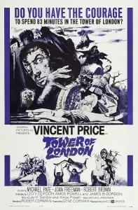 Price Prints: TOWER OF LONDON, US poster art, Vincent Price (top, left), 1939