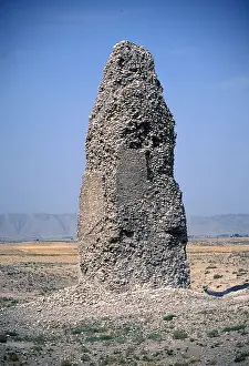 Iran Prints: Tower in the middle of the city of Khurra