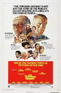 Vaughn Prints: THE TOWERING INFERNO, US poster art from bottom left: O.J