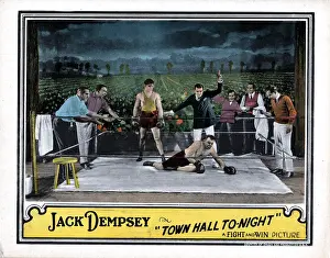 Counting Prints: THE TOWN HALL TO-NIGHT, Jack Dempsey, (center), 1924