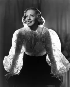 Sheer Prints: THE WHOLE TOWN'S TALKING, Jean Arthur, 1935
