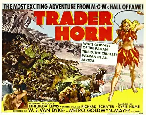 Renaldo Prints: TRADER HORN, bottom left inset:Edwina Booth