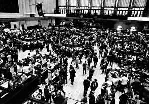 Financial Prints: Trading floor of the New York Stock Exchange on March 30