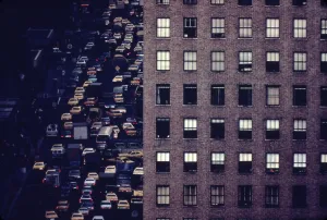 Trucks Prints: Traffic in New York City