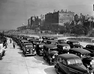 Travel Prints: Traffic on the West Side Highway