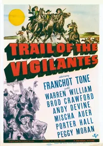 Images Dated 31st August 2009: TRAIL OF THE VIGILANTES, midget window card, 1940