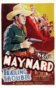 Images Dated 6th April 2015: TRAILING TROUBLE, Ken Maynard on poster art, 1937