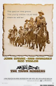 THE TRAIN ROBBERS, US poster art, second from right: Ann-Margret, far right: John Wayne, 1973