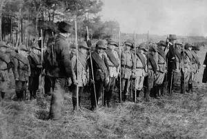 Drill Prints: Training German boys for army during WW1. 1914-18. (BSLOC_2012_4_45)