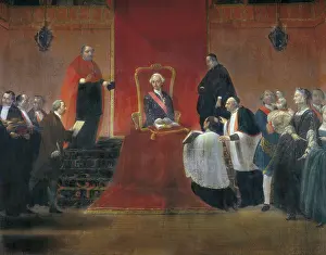 Powerful Prints: TRAMULLES, Manuel (1715-1791). Charles III taking possession of the Canonry of the Seo
