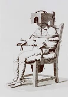 Patients Prints: The tranquilizing chair of Benjamin Rush