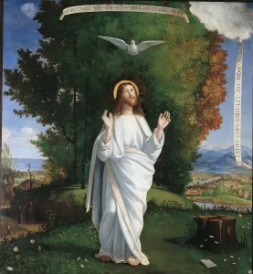 People In The Background Prints: The Transfiguration, by Andrea Previtali (Cordegliaghi)