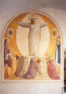 Dominic Prints: The Transfiguration, by Guido di Pietro (Piero) known as Beato Angelico
