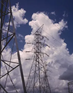 Towers Prints: Transmission towers in the switchyard of TVA's Chickamauga Dam