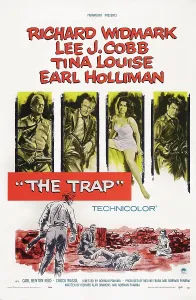 Louise Prints: THE TRAP, US poster, from left: Richard Widmark