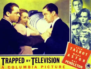 Mary Prints: TRAPPED BY TELEVISION, Lyle Talbot, Mary Astor, 1936